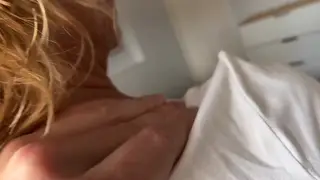 Blonde Stepmom Cheats With Stepson in POV Encounter