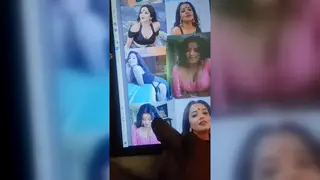 Indian Performer Receives a Messy Facial Tribute
