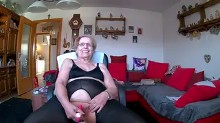 Voluptuous European MILF Squirts Hard on Vibrator