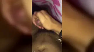 Slender Guy Strokes His Thick Shaft Slowly
