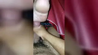 Blonde MILF Teases With a Skilled Footjob