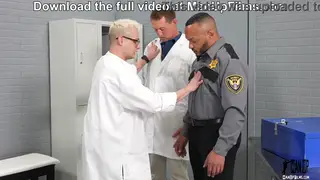 Three Men Share a Deep Throat and Hard Pounding