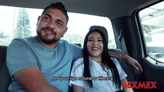 Latina Teen Films Her First Rough Scene on Camera