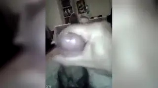 Amateur Guy Works His Cock in Slow Handjob Session