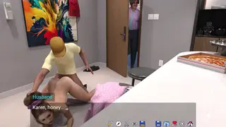 Busty Brunette and Redhead Share One Lucky Partner