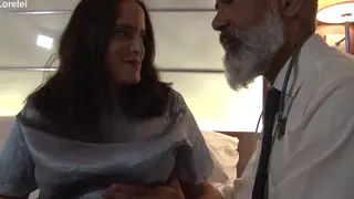 Busty European MILF Takes a Creampie in a Doctor's Office