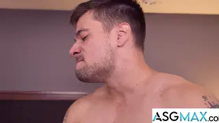 Muscular Jocks Share a Hunk in Anal Threesome