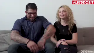 Blonde French Babe Auditions With a Rough Casting Ride