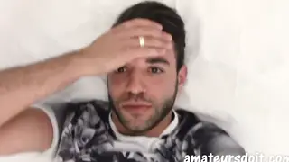 Hairy Jock Strokes Uncut Meat To Cumshot