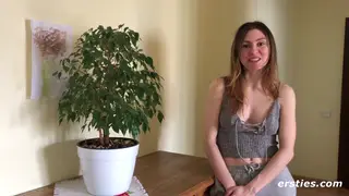 Petite Teen Enjoys Solo Toy Play in POV