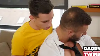 Mature Daddy Drills Muscular Partner With Deep Thrusts