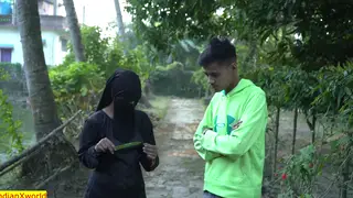 Indian Teen Wife Shared by Husband in Hijab Roleplay