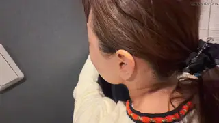 Asian Wife Explores SM Play at Hotel Entrance