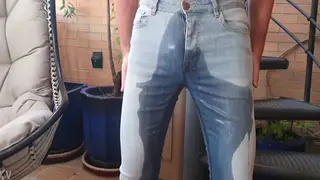 Cowboy-Themed Guys Let Loose Streams in Pissing Session