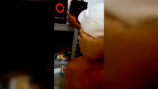 Muscular Hunk Shows Off His Ripped Body at a Bricklayer's Place