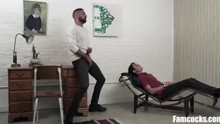 Stepdad Claims Twink With Bareback Doggystyle and Ride