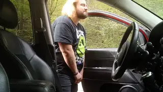 Hairy Bear Marks Territory With Public Piss