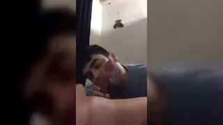 Hairy Arab Bear Swallows Cum After Oral