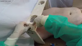 Bound Sub Endures Nipple Torment and Hot Wax