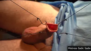 Mature Femdom Doctor Performs Needle CBT on Boyfriend