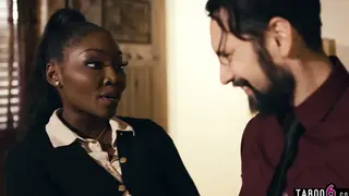 Voluptuous Ebony Agent Closes Deal With Anal