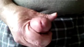 Mature Daddy Strokes Slowly in Solo Handjob Session