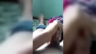 Neighbor Shares Clip of Solo Guy Stroking to Climax