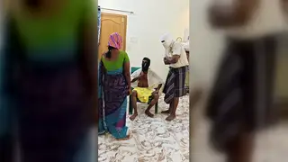 Indian Secretary Rides Her Neighbour Outdoors