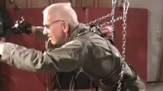 European Daddy Bound and Milked by Fuck Machine