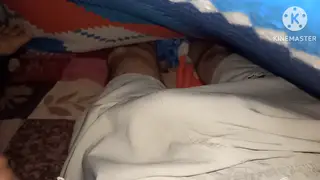 Asian Latino Mature Man Strokes His Monster Cock at a Desk