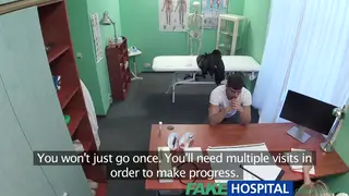 Blonde Nurse Engages in Anal Play During Hospital Roleplay