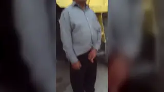 Middle Eastern Daddy Jerks Off Outdoors