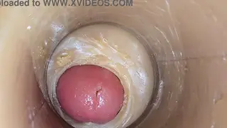 POV Creampie Ends with Swallow in Close-Up Detail