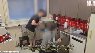 Straight Plumber Accepts Cash for First Gay Blowjob