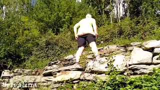 Blonde MILF Compilation: Seven Outdoor Golden-Shower Scenes