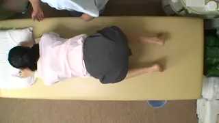 Japanese Office Lady Gets a Creampie During a Massage