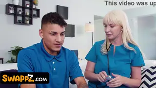 Two Busty Stepmoms Share Their Stepsons in a Hospital Orgy