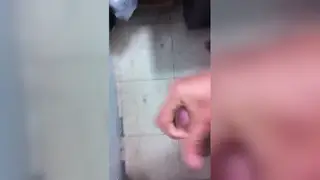 Hairy Latino Shows Off His Thick Cock