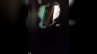Latino Caught in Quick Public Restroom Encounter