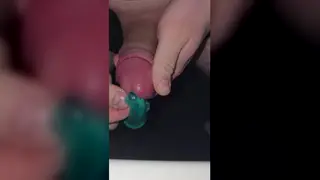 European Twink Stretches His Urethra With Metal Sounds
