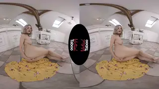 Busty Babe Teases Her Perfect Body in VR Solo