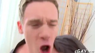 Handsome Guy Receives Enthusiastic Oral Service