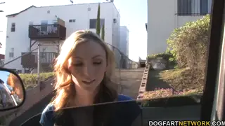 Petite Blonde Cheats With Stranger in POV