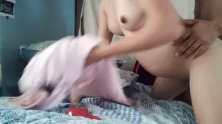 Petite Blonde Teen Gets Secret Creampie While Pregnant
