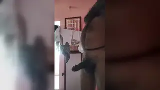Indian Mature Man Strokes Himself Outdoors