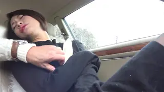 Busty Japanese MILF Flaunts Curves in Bedroom and Car