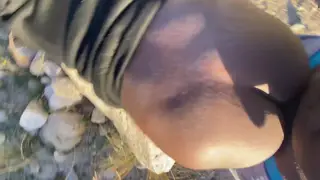 Curvy Teen Neighbor Gets Fucked in Parked Car Outdoors
