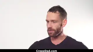 Muscular Stepdad Takes Teen Bareback in Anal Session