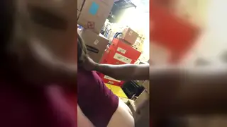 Wife Takes BBC Coworker Deep in Office Doggystyle