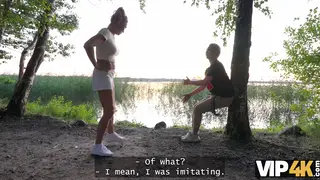Blonde European MILF Seduces Her Daughter's Boyfriend